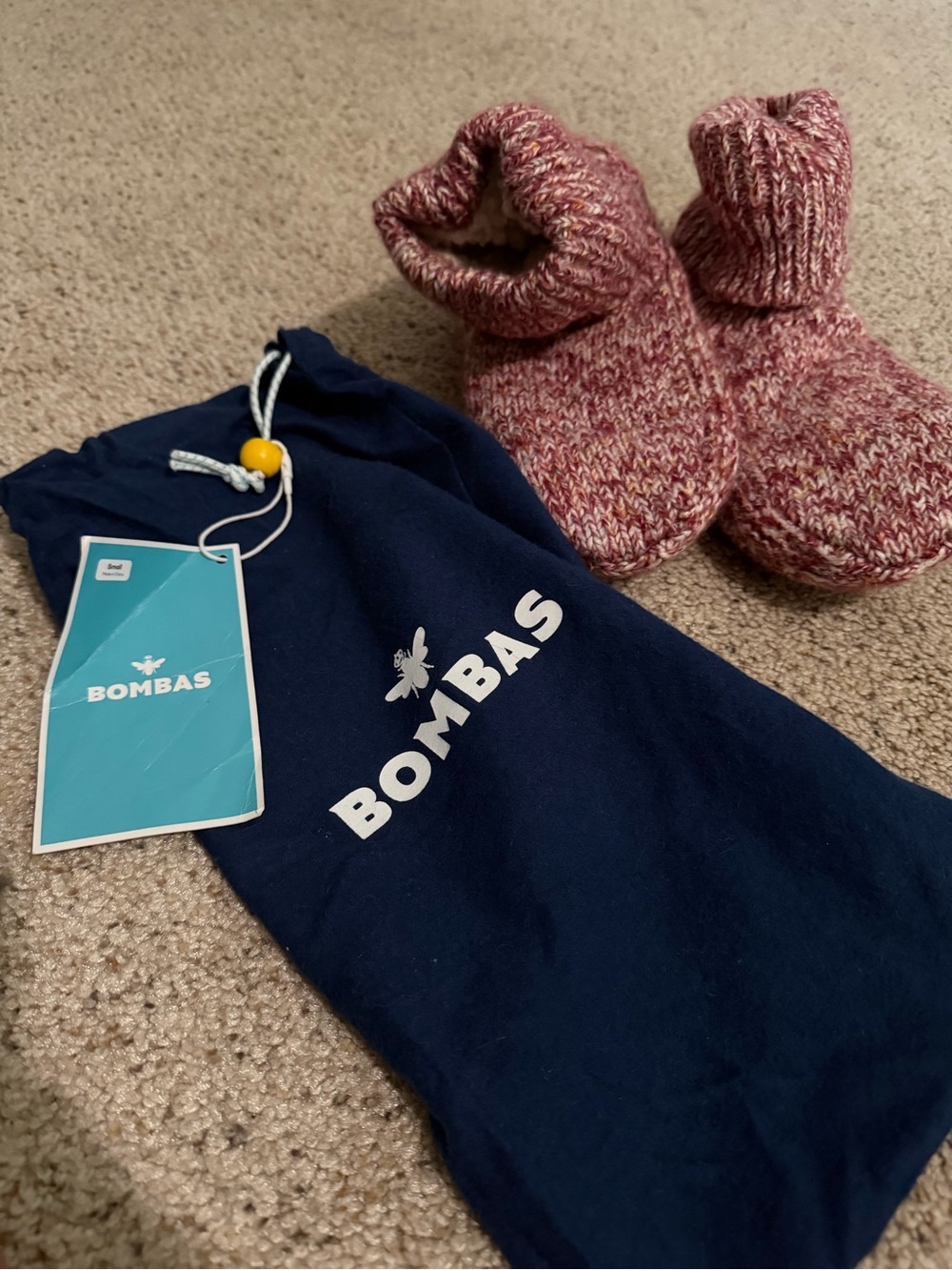 NWT Bombas Women's Gripper Slipper Size S (7-8,5)
